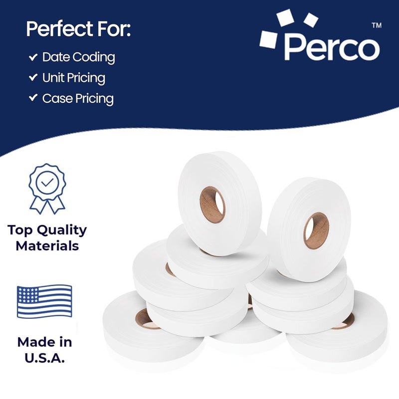 Perco White Pricing Labels for Monarch 1115 Price Gun, 4 Sleeves - 60,000 Price Marking Labels - Image 4